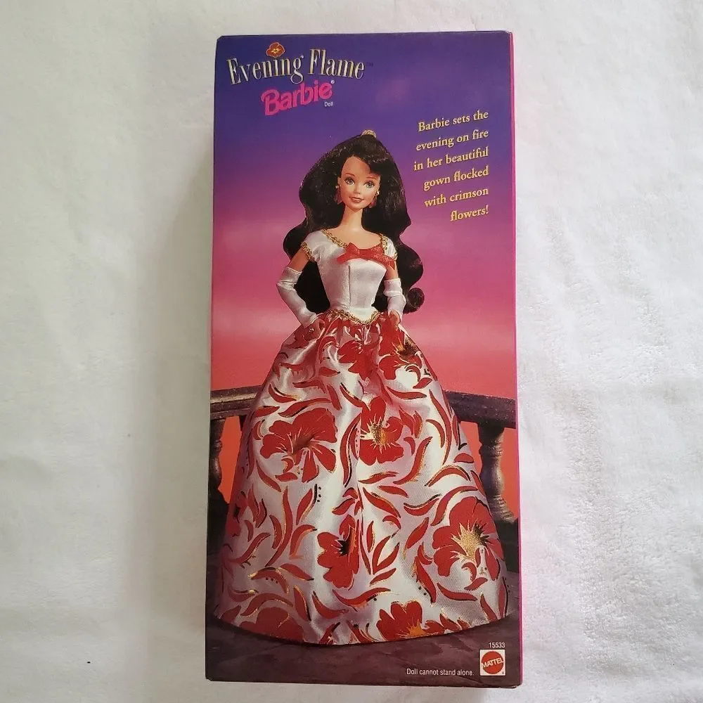 Vintage 1995 Special Edition Evening Flame Barbie New in Box - Picture 5 of 6